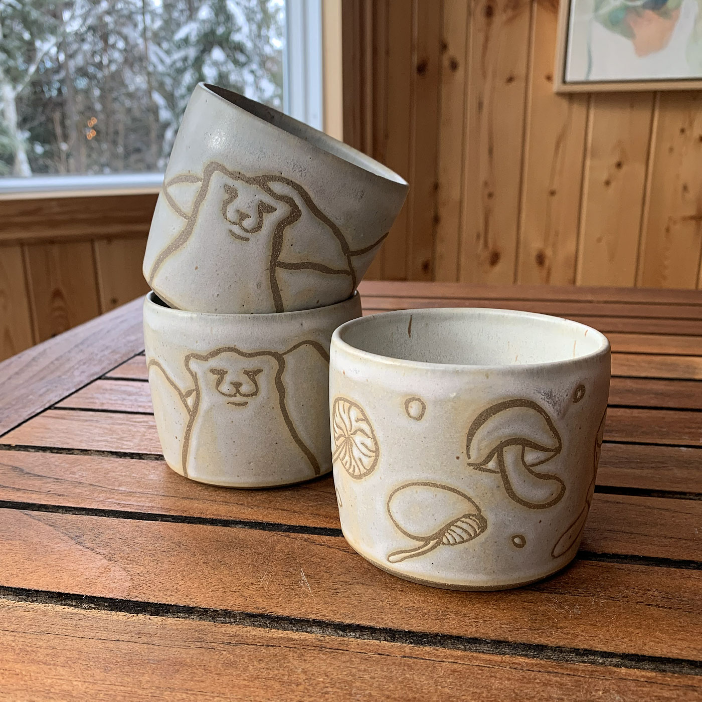 La Datcha : Gobelets avec ours